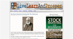 Desktop Screenshot of livelearnandprosper.com